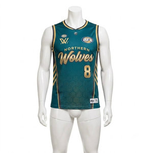 เสื้อแข่ง AFL แบบสั่งทำพิเศษ พิมพ์ลายแบบ Dye Sublimation ทั้งตัว พร้อมชื่อทีมและหมายเลข คุณภาพพรีเมียม ขายส่งจากโรงงาน - Product Image 1