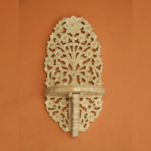 Support mural en bois rustique fait à la main à motifs verticaux pour Diwali mariage anniversaire Pâques décor tenture murale - Product Image 1