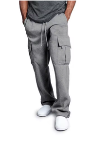 Pantalones Cargo Tácticos para Hombre, Pantalones de Senderismo para Exteriores, Ropa de Trabajo Utilitaria, Corte Holgado con Múltiples Bolsillos - Product Image 4