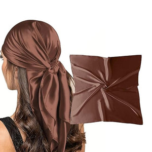 Nouvel Arrivage 2026 – Foulard Carré Effet Soie 35 Pouces – Bandana en Satin Tendance pour Femme, Idéal pour Enrouler les Cheveux la Nuit - Product Image 5