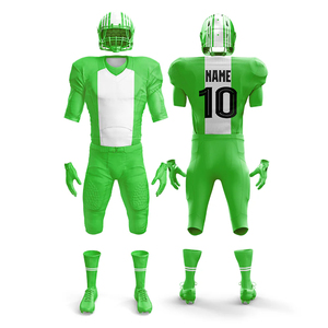 Uniforme de football américain pour équipes scolaires et jeunes avec logos, conception gratuite, ensembles maillot et pantalon pour hommes - Product Image 4
