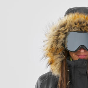 Veste de ski imperméable à capuche pour filles, 10 000 mm, polyester, fermeture éclair, imprimé numérique, style sportif, vêtements d'extérieur pour enfants, coton PP - Product Image 6