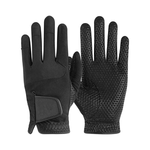 PU Women's Golf <b>Gloves</b> Premium Non-Slip Breathable <b>Moisture</b> Wicking UV Protection Hook & Loop Closure Lightweight - Product Image 1