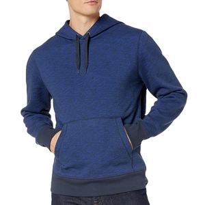 Sweat à capuche à manches longues en polaire à motif uni classique avec poches latérales, design d'impression d'écran personnalisé Ville Sports pour homme - Product Image 1