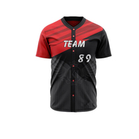 Ensembles d'uniformes de baseball respirants en polyester à imprimé numérique ODM, unisexes, grandes tailles, manches courtes, personnalisables avec le nom de l'équipe pour adultes