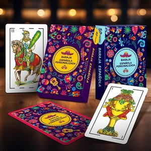 Naipes Españoles Personalizados - Papel de 310 g/m², 40/50 Cartas por Baraja, Uso Familiar, Acabado Liso, Caja Individual - Product Image 5