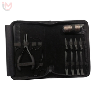 Pinzas para Extensiones de Cabello IMANS ENTERPRIRES, de Acero, Agarre Fuerte para Extensiones de Queratina y Cinta Adhesiva, Uso en Salón, Servicios OEM - Product Image 5