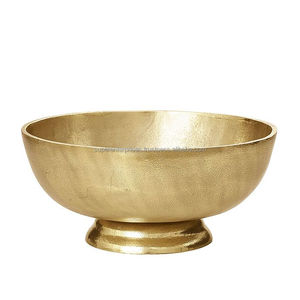 Bol de service traditionnel en laiton poli pour les réunions familiales festives avec finition artisanale décorative - Product Image 4