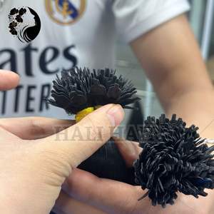 Venta al por mayor Y Tip Extensiones de Cabello 100% Remy Vietnamita Cabello humano Queratina Pre unido Sin enredos Natural OEM Suministro de cabello Hali - Product Image 6