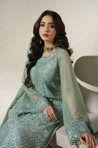 Ropa de fiesta pakistaní de alta calidad para mujer, ropa de tela de gasa para mujer, ropa de estilo islámico para damas. - Product Image 4