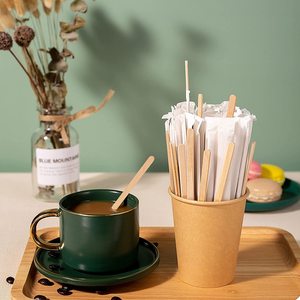 Offerta imperdibile - Agitatore in legno vietnamita ecologico e adorabile, il più venduto - Agitatore per <span class=keywords><strong>caffè</strong></span> usa e getta - Product Image 1