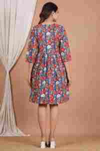 Nuevo Vestido de Maternidad de Algodón 2026 con Acceso para Lactancia sin Cremallera, Túnica Larga Tipo Kimono para Mujer, Bata de Lactancia Floral de Algodón - Product Image 6