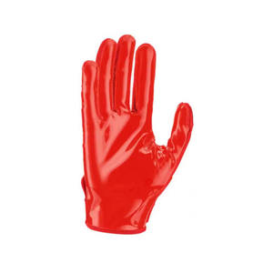 Outdoor Sports Gloves White Black Screen Printing Breathable Popular Style Football Receiver Gloves - Product Image 6