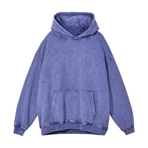 Sweat à capuche femme multicolore délavé à l'acide, 100% coton, molleton 500 grammes, épais, écologique, impression numérique personnalisée, vente en gros - Product Image 4