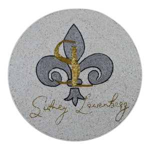 2024 Trendsetting High Quality Simple Elegant <b>Beaded</b> <b>Coaster</b> Customizable Size for Table Decors Wedding Parties Restaurants - Product Image 1