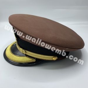 Casquette brodée de qualité supérieure pour uniformes de service, unisexe, personnalisable, casquette d'agent d'immigration de Gambie - Product Image 2