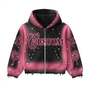 Sudaderas con capucha al por mayor, con logotipo personalizado, de algodón y forro polar, estilo oversize unisex, ropa urbana, MOQ bajo, directo de fábrica - Product Image 3