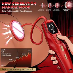 Bomba de Clítoris para Mujeres, Succionador de Clítoris, Juguetes BDSM, Bomba Clitoral Automática con 3 Niveles de Succión y 3 Niveles de Presión, Juguetes Digitales 3 en 1 para Pezones - Product Image 3
