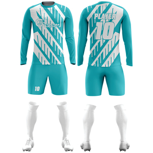 Colección de Uniformes de Fútbol de Alto Rendimiento con 100% Poliéster, Nombres y Números de Equipo Personalizados, Diseño Atlético Profesional Unisex - Product Image 3