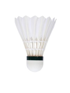ลูกแบดมินตันขนห่านมาตรฐาน หัวคอร์ก PU ทนทาน สำหรับฝึกซ้อม สีขาว - Product Image 3