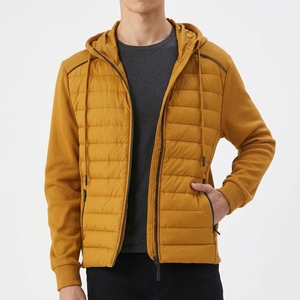 Mens Packable Puffer Jacket Custom Lightweight Winter Warm Padded <b>Coat</b> Outdoor Wholesale Private Label Supplier - Product Image 1