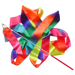 High Strength Different Length <b>Ribbon</b> Colorful Rhythmic <b>Gymnastics</b> Dance <b>Ribbon</b> for Sell - Product Image 2