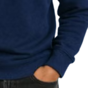 Sudadera Bordada Azul Oscuro para Niños, Sudadera Casual de Manga Larga, Ropa Urbana para el Día a Día, Prenda Cómoda para un Estilo de Vida Activo - Product Image 2
