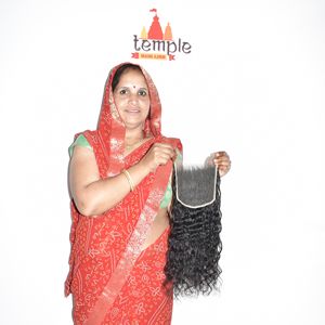 Extensions de cheveux humains indiens bruts non traités 100% Remy, double trame, closure HD 6*6, pour femmes noires, 10-32 pouces - Product Image 5