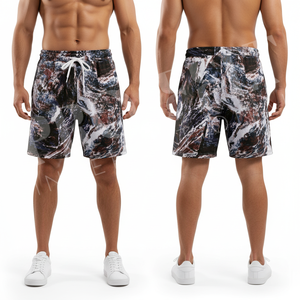Top Quality Customized Printed <b>Athletic</b> Gym Shorts Custom Logo Breathable Training Running Fitness Casual Summer Sports Shorts - Product Image 2