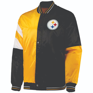 Stand Collar Outerwear Winter Polyester Satin Bomber <b>Jackets</b> High Street Wear Classic Style Satin Varsity <b>Jacket</b> for Men's - Product Image 2