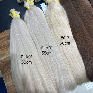 Extensiones de Cabello al Por Mayor, Cabello Natural Liso en Diversos Colores # PLA02 # 18 # Cabello Virgen Vietnamita 100% Precio de Fábrica 4C - Product Image 1