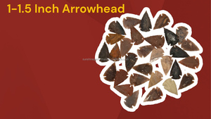 หัวลูกศรออบซิเดียนทำด้วยมือขนาด1.5นิ้วของชาวอินเดียหัวธนูอาเกตขนาดเล็กสำหรับล่าสัตว์ - Product Image 6