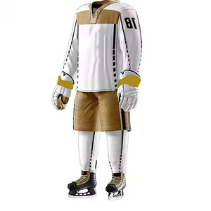 Ice Hockey Uniform Premium <b>Athletic</b> Fit Ice Hockey Uniform Soft Breathable Material For Ice Hockey Players - Product Image 2