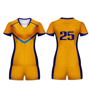 Uniforme de volley-ball en polyester, service OEM, meilleur uniforme léger, confortable, respirant et ajusté - Product Image 4