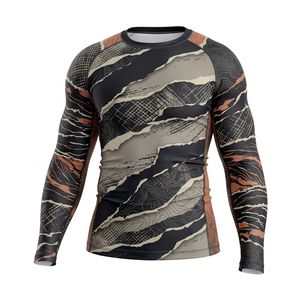 Rashguard de compression athlétique personnalisé pour les salles de grappling et les marques de fitness – Marque privée USA - Product Image 5