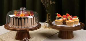 Expositor Redondo de Madera Premium para Panadería - No Tóxico y Ecológico - Product Image 2