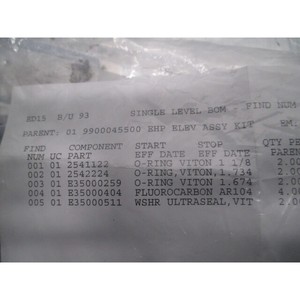 Varian 9900045500 EHP <b>ELEV</b> Assy Kit, 2542224 - Trusted Global Legacy Semiconductor Equipment and <b>Parts</b> at - Product Image 3