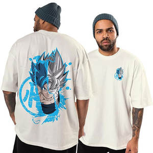 Vente en gros de t-shirts à impression bouffante 3D personnalisés de haute qualité, lavés à l'acide vintage, vieux t-shirt surdimensionné pour hommes à épaules dénudées - Product Image 4