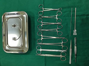 Juego de Instrumentos Quirúrgicos Menores Profesionales, 14 Piezas, Acero Inoxidable, Kit de Cirugía Pequeña - Product Image 5