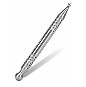Professional Acupuncture Precision <b>Pen</b> Stainless Steel <b>Silver</b> Textured Grip for Pressure Point Therapy - Product Image 6