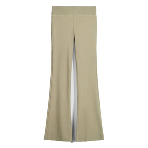 Pantalon évasé décontracté de haute qualité pour femme, taille haute, coupe ajustée, en soie élastique, nouvelle collection MADE BY HS - Product Image 1