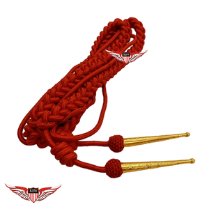 Aiguillette en fil doré torsadé avec pointe métallique dorée - Product Image 4