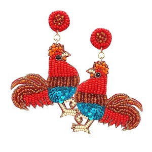 Wholesale best quality beautiful design bridal <b>for</b> women slug <b>top</b> fringe beaded embroidery <b>earring</b> and <b>ear</b> jewelry from India - Product Image 6