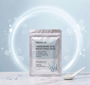 Faible MOQ 1000 pièces, masque éclaircissant pour le visage à l'acide tranexamique, marque privée, fabricant OEM ODM de produits de soin de la peau - Product Image 1
