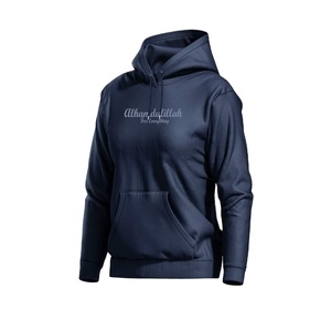 Sweat à capuche épais de haute qualité 300gsm sweat à capuche en éponge française sans ficelles sweat à capuche homme surdimensionné lourd de BD - Product Image 4