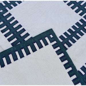 Tapis Dhurrie en coton naturel fait à la main dans un style à tissage plat pour la décoration intérieure Disponible dans les tailles 5x8 6x9 8x10 9x12 pour chambre à coucher Hall - Product Image 5