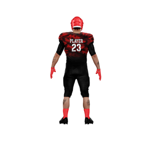 Ensemble de maillot et pantalon de football américain personnalisé pour hommes, respirant, anti-humidité, sublimation, entraînement, match - Product Image 3