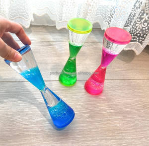 Minuteur à mouvement liquide en acrylique coloré, moderne, luxueux et durable, 17,5 cm, pour le soulagement du stress, jouet sensoriel éducatif, anniversaire, remise de diplôme - Product Image 2