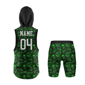 Uniforme de football américain de qualité supérieure pour équipes 7v7, respirant, technique de sublimation OEM, faible MOQ, technique d'impression - Product Image 3