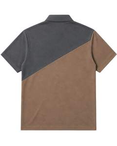 Chemise pour homme en piqué de coton diagonale respirant, brodée, personnalisée, vêtements décontractés de qualité supérieure, OEM ODM, marque privée - Product Image 2